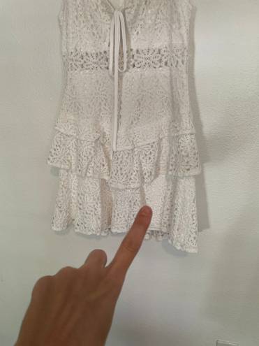 Urban Outfitters White Mini Lace Dress