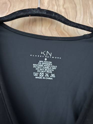 Klassy Network Long Sleeve Bodysuit