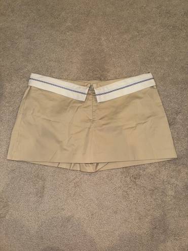 ZARA Fold-Over Mini Skort