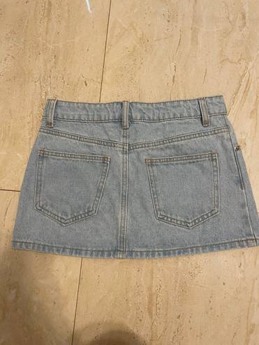 Edikted Denim Mini Skirt