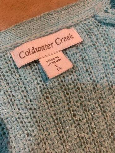 Coldwater Creek Knit Cardigan Sweater Size Large 14
