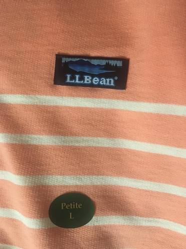 L.L.Bean  Striped Rugby Polo Shirt