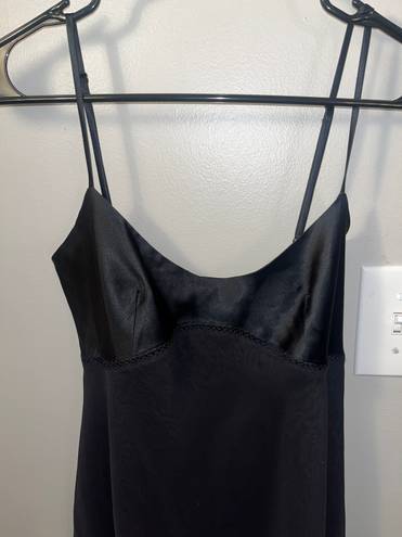 Victoria's Secret Victoria’s Secret Vintage Black Silk Slip Dress