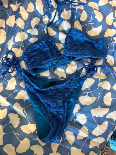 Triangl Blue Bikini Set