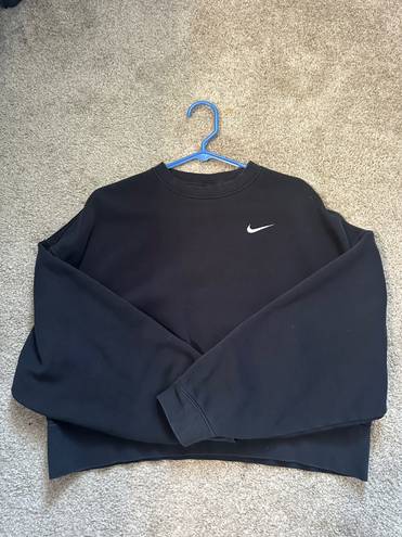 Nike Black Crew Neck Sweatshirt