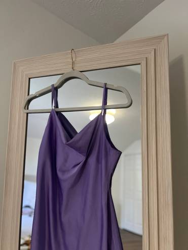 Sans Souci Purple Mini Slip Dress