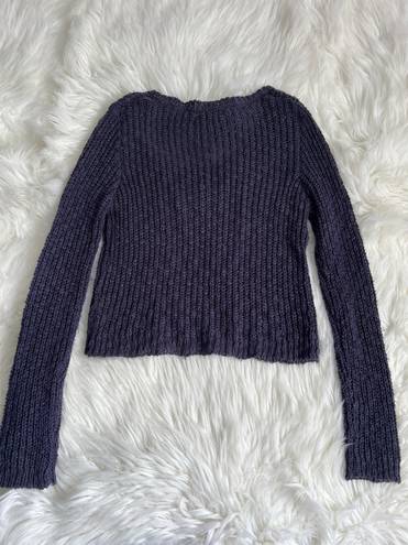 Full Tilt Navy Blue Knitted Sweater