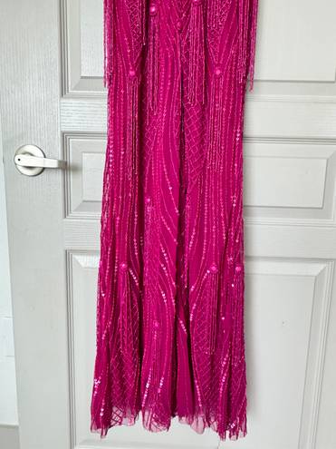 Jovani Fuchsia Gown 22712