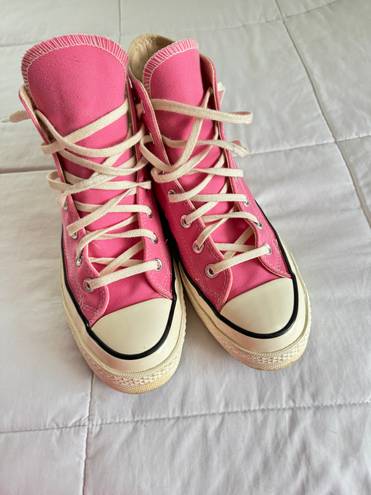 Converse Pink One Star Platforms