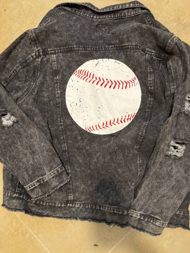 Baseball Denim Jacket