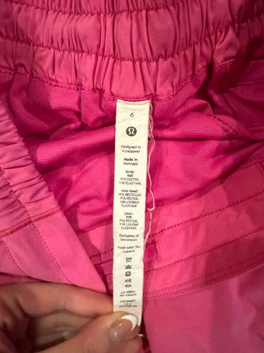 Lululemon Pink Hotty Hot Shorts 4”