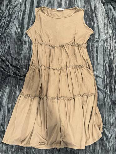 Tan Summer Dress Size XL