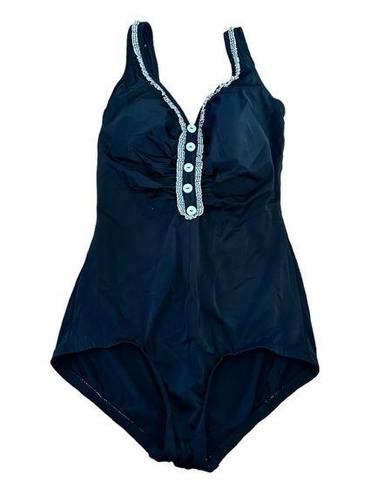 Maxine of Hollywood Maxine Black One Piece Bathing Suit