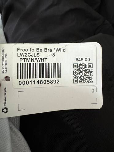 Lululemon Free To Be Wild Bra White Camo