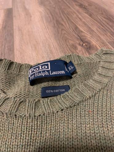 Ralph Lauren Polo Olive Green Sweater