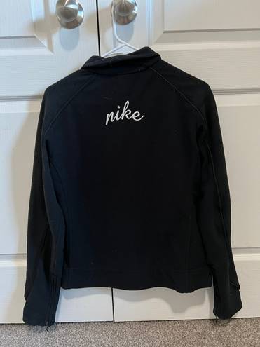 Nike black fleece jacket