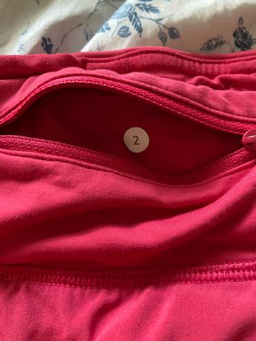 Lululemon Pink Speed Up Shorts 2.5”