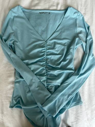 Abercrombie blue bodysuit Size M