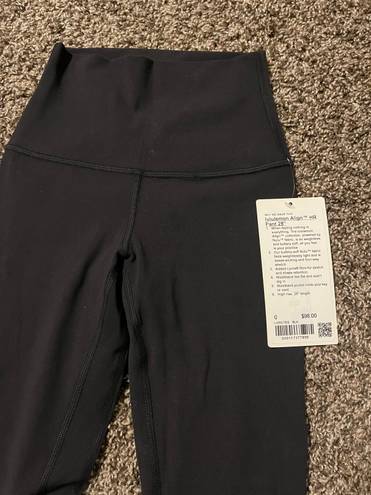 Lululemon Black Align Leggings 28”