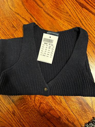 Brandy Melville Navy Sweater Vest