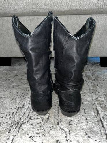 Dingo Vintage  Black Hornback Boots
