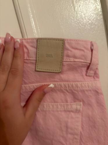 ZARA light pink jeans