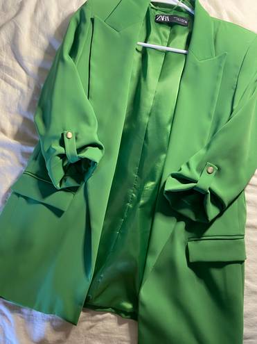 ZARA Green Blazer