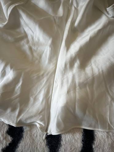 LIONESS White Silk Top