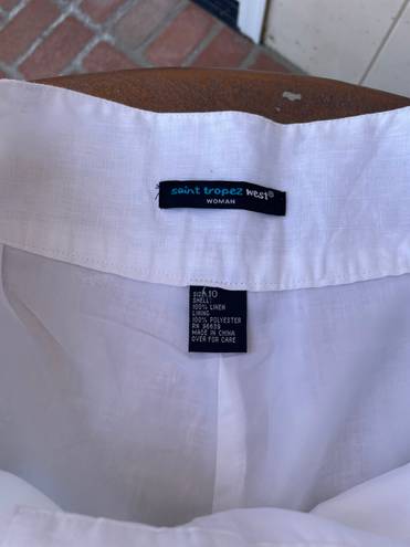 Saint Tropez West linen pants size 10