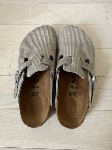 Birkenstock Boston Suede Embossed Clogs