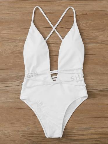 SheIn White Swimsuit