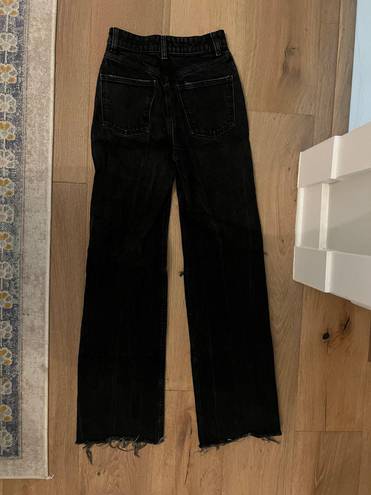 ZARA Wide Leg High Rise Jeans