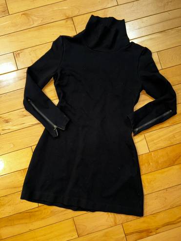 Boston Proper Black Turtleneck Dress