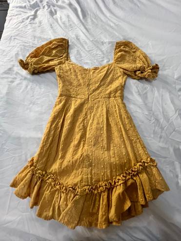 INDIKAH Yellow Sun Dress