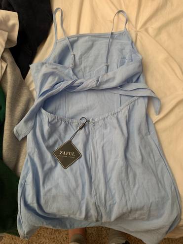 Zaful baby blue  mini dress