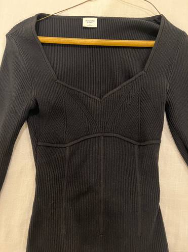 Abercrombie & Fitch Squareneck Sweater Bodysuit