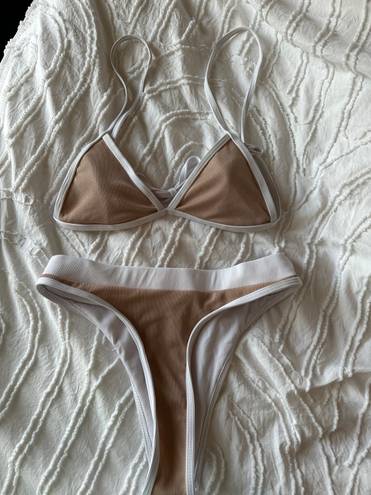 SheIn Tan Swimsuit