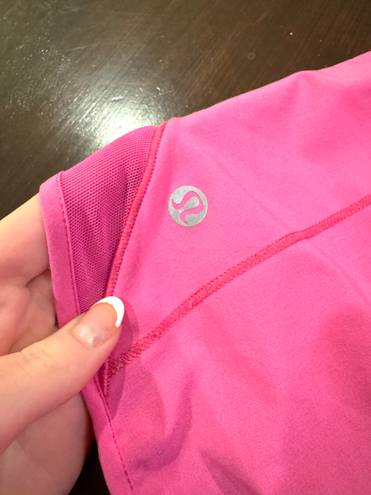 Lululemon Pink Hotty Hot Shorts 4”