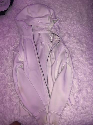 Lululemon White Scuba Hoodie