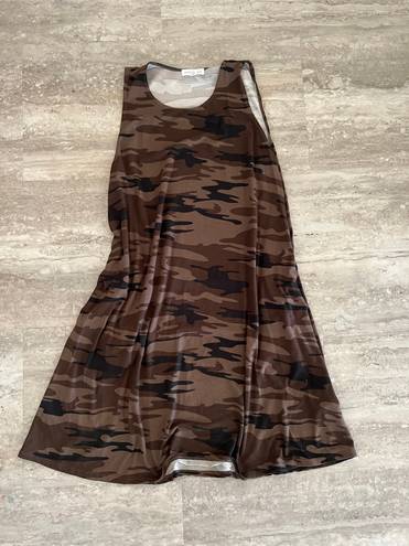 Socialite Camo Sleeveless Dress