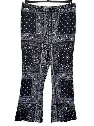 Bar III  Zerina Akers XX-Large Career Pants High-Rise Zip-Fly Bandana Paisley New