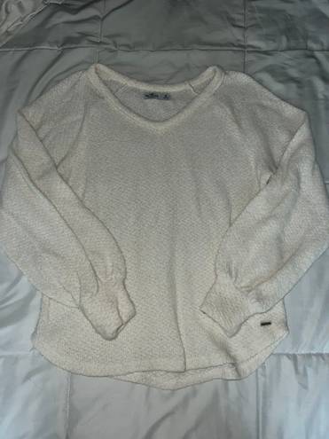 Hollister White Sweater