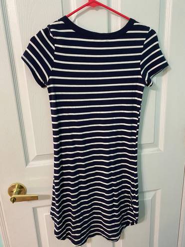 Heart and Hips Striped Tshirt Dress