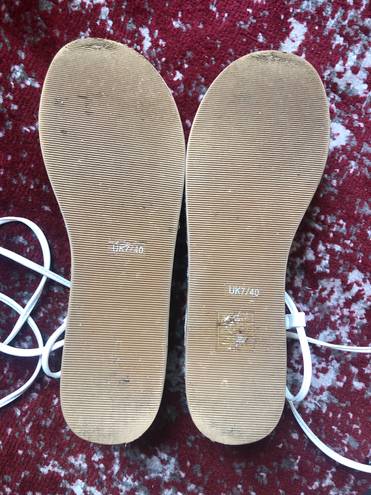 EGO White Platform Sandals