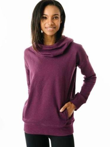 Zyia  Plum Purple Oh So Soft Hoodie Sweatshirt XS