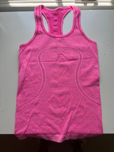 Lululemon Swiftly Tech Razorback Tank Pink