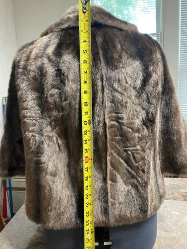 Beautiful Brown Regina Glenara By Glenoit Faux Fur Jacket