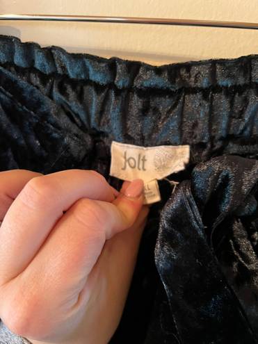 Jolt Velvet Paperbag Pants