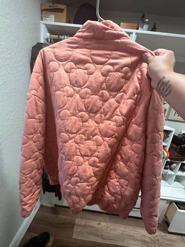 Disney Parks Minnie Pink Quilted Jacket