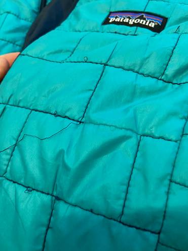 Patagonia Teal Nano Puff Jacket